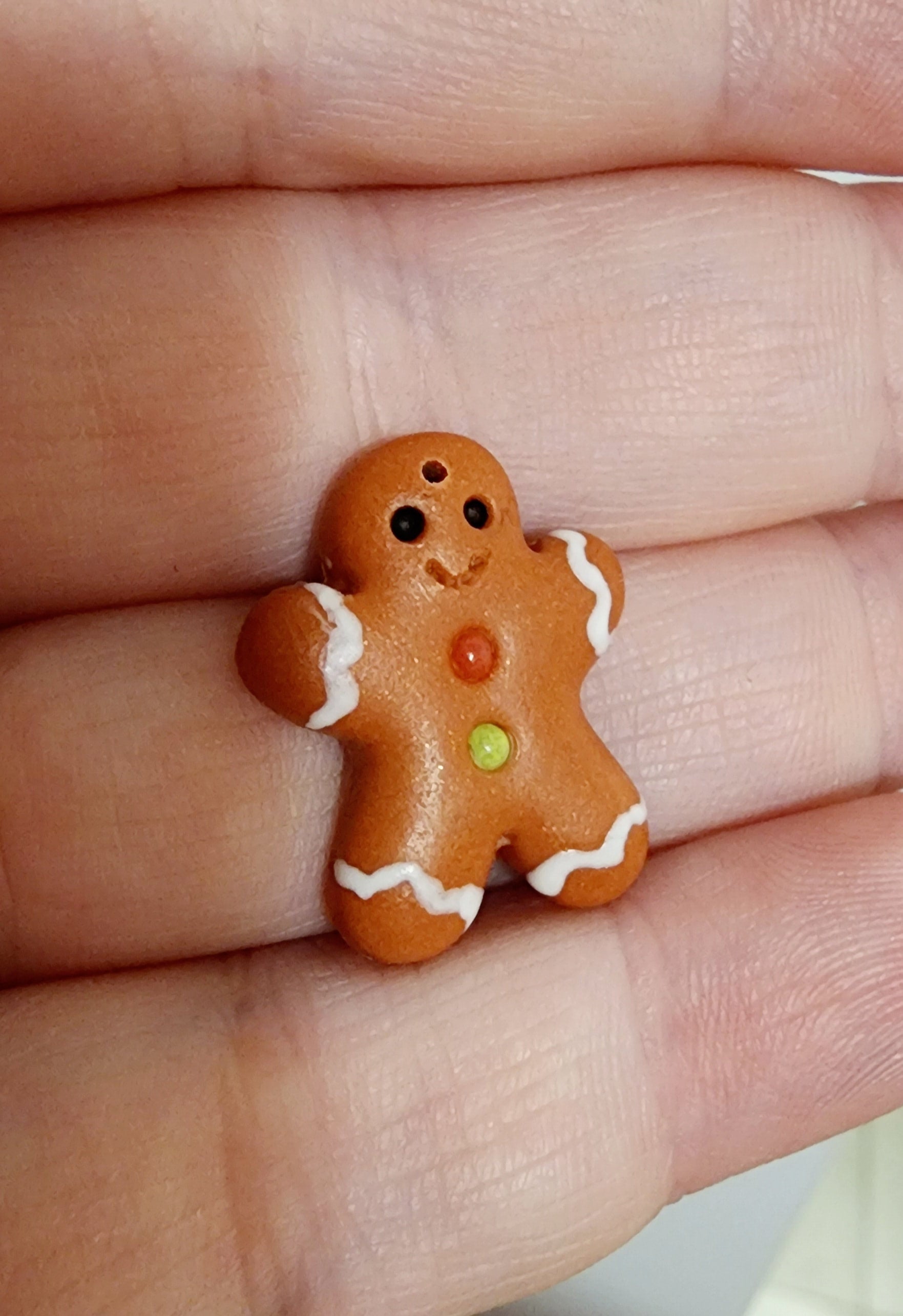 Gingerbread shop men earrings